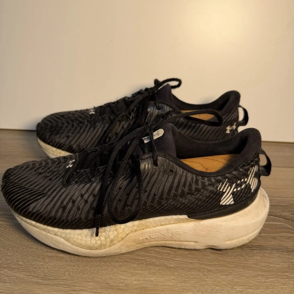 Under Armour UA Infinite Pro Running Shoes Men's Size 7 Black Gray 3027190-001